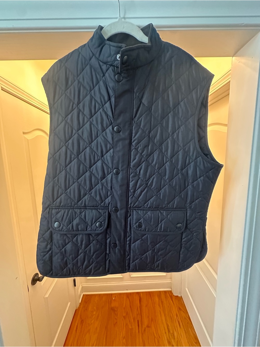 Men's Quilted Sleeveless Vest - Navy